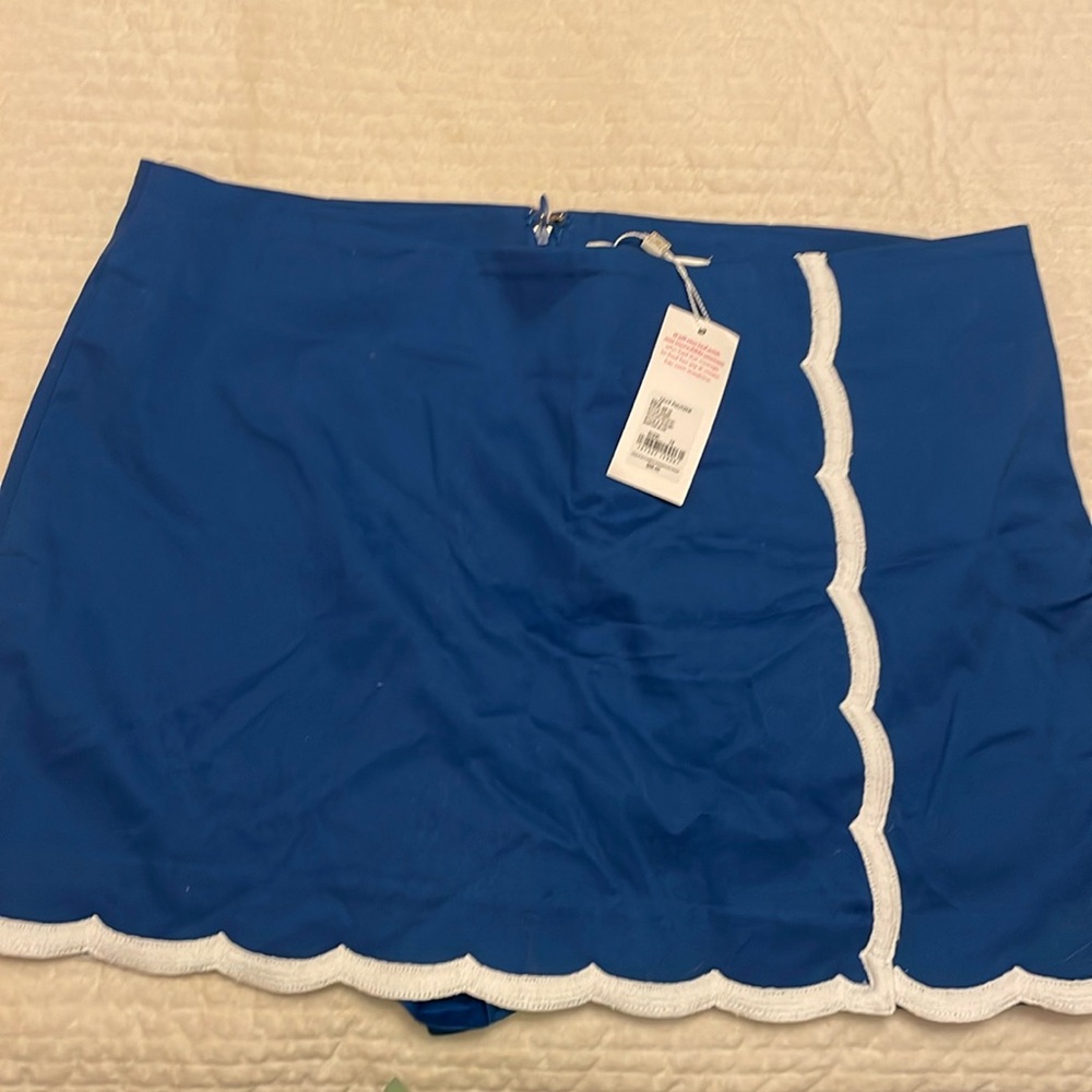 Lilly Pulitzer michelina mini skort in Barton blue. Size 14. NWT.